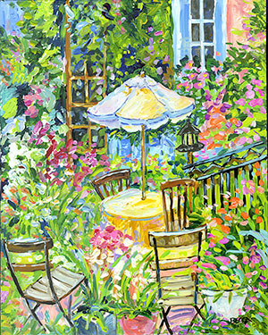 Patio Umbrella table