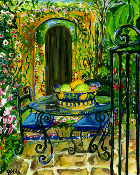 Charleston Garden with Table