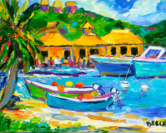 Motor Skiffs at Resort