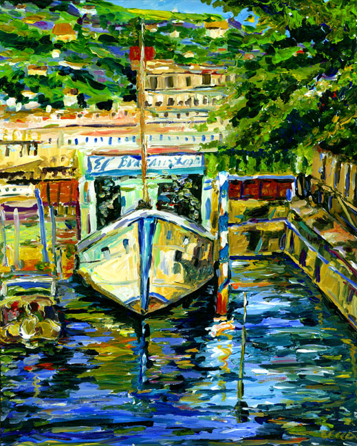 Sailboat in Canal