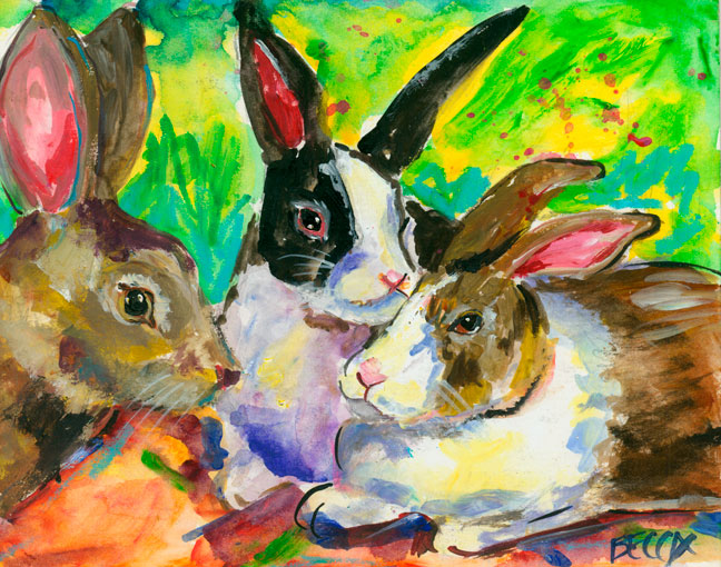 Three Bunnies