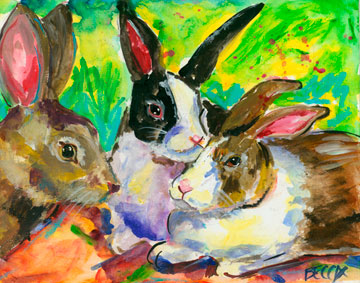 Three Bunnies
