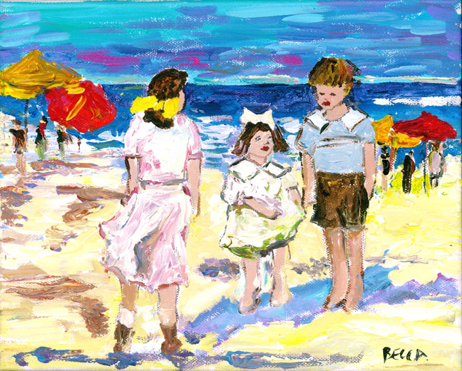 Three Children Playing