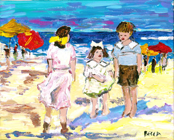 Three Children Playing