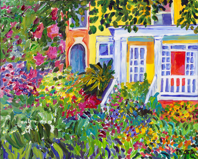 Yellow House Flowery