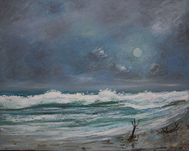 lighthouse island evening